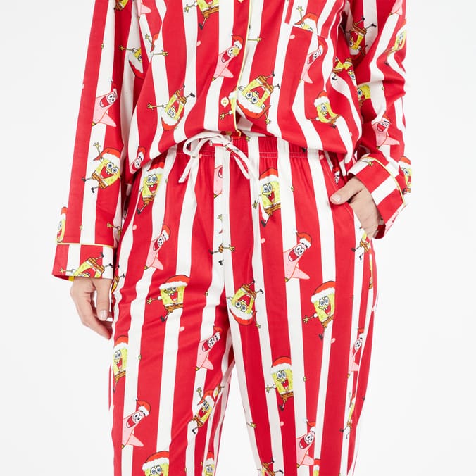 Spongebob Squarepants Ladies Christmas Pyjamas