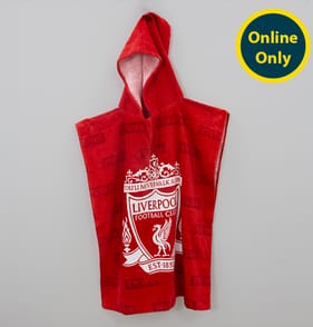 Liverpool FC Boots Towel Poncho - 10-14 Years