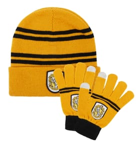 Harry Potter Kids Beanie & Gloves Set - Hufflepuff