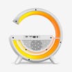 Equatech Rechargeable LED Wireless Charging Speaker with Alarm Clock