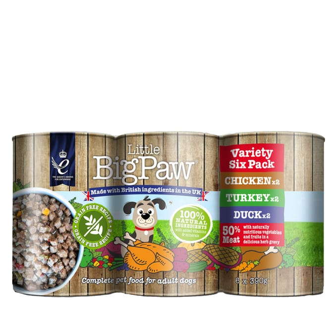 Little BigPaws Variety Dog Can 390g x6