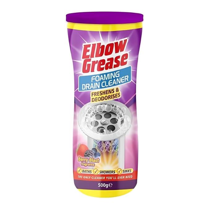 Elbow Grease Foaming Drain Cleaner 500g - Berry Blast