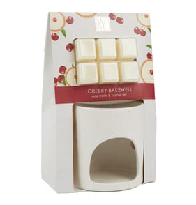 Wickford & Co Wax Melt & Burner Set - Cherry Bakewell 