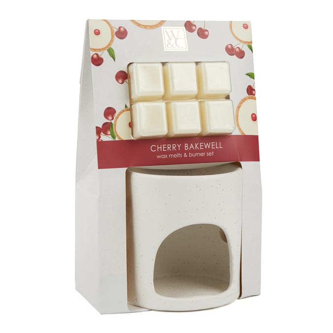 Wickford & Co Wax Melt & Burner Set - Cherry Bakewell