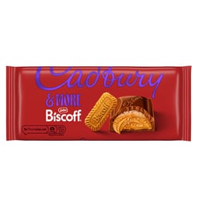 Cadbury & More Biscoff Chocolate Bar 195g