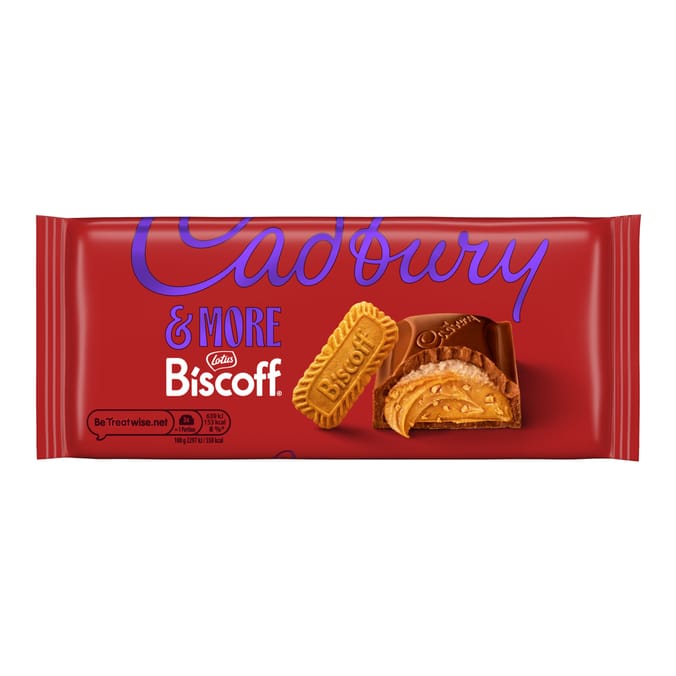 Cadbury & More Biscoff Chocolate Bar 195g