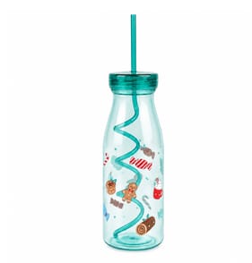 Sleigh Bells Swirly Straw Tumbler - Green
