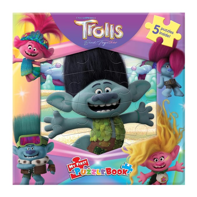 Phidal My First Puzzle Book - Dreamworks Trolls