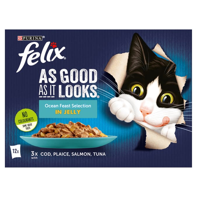 Felix As Good As It Looks Ocean Feasts in Jelly 12 x 100g