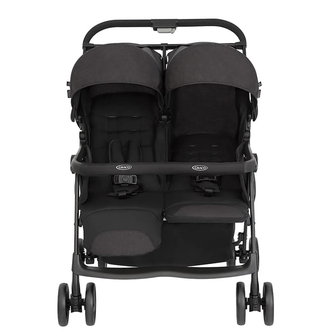 Graco Opia Twin Pushchair with Double Apron & Rain Cover