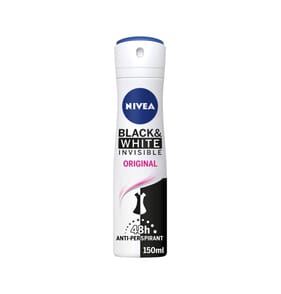 NIVEA Black & White Original Anti-Perspirant Deodorant Spray 150ml 