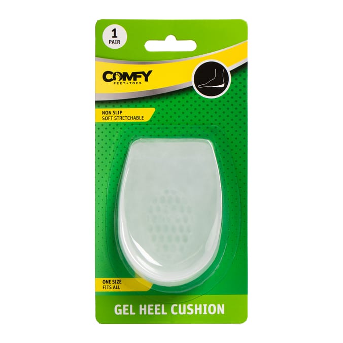 Comfy Gel Heel Cushion 1 Pair - One Size
