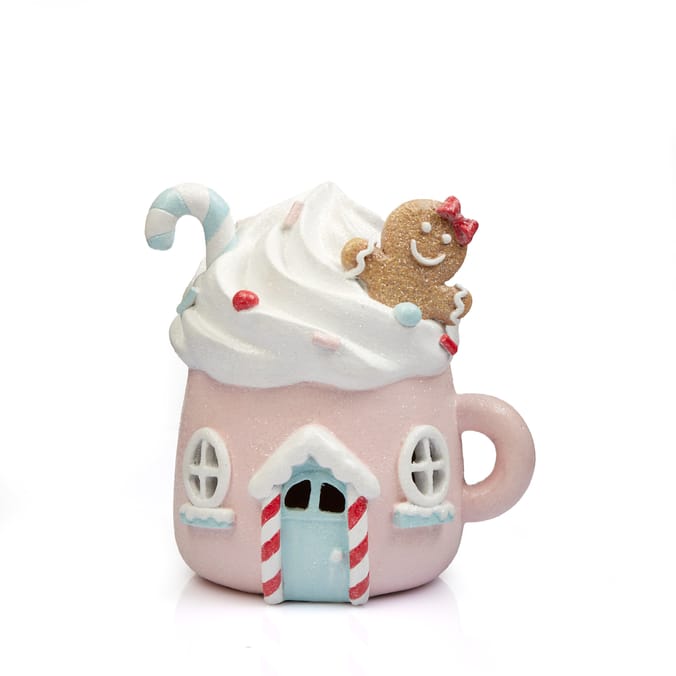 Sleigh Bells LED Light-Up Cupcake House