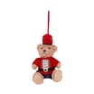 The Lifestyle Edit Timeless Christmas Plush Bear Decoration