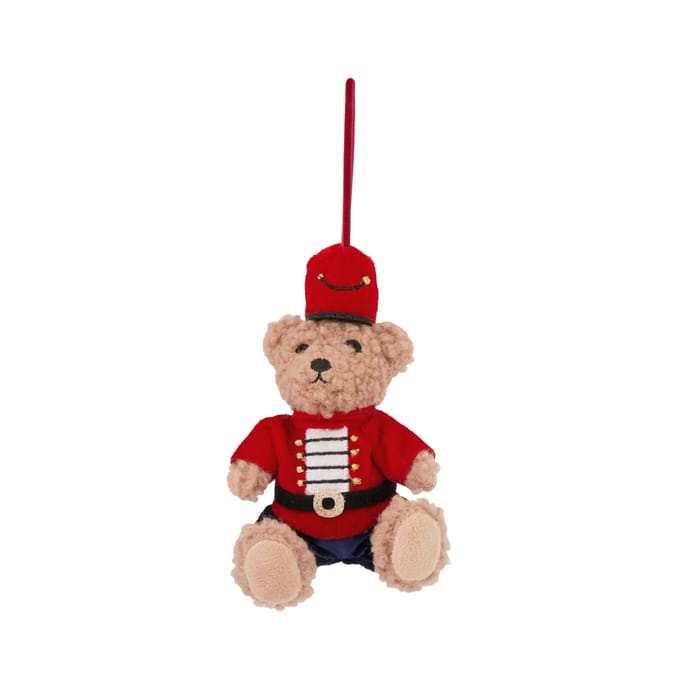 The Lifestyle Edit Timeless Christmas Plush Bear Decoration