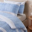 Printed Seersucker Double Duvet Set