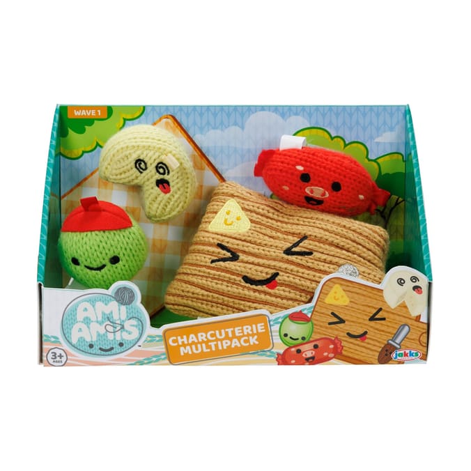 Ami Amis Charcuterie Multipack – 4 Mini Crochet Plush Toys