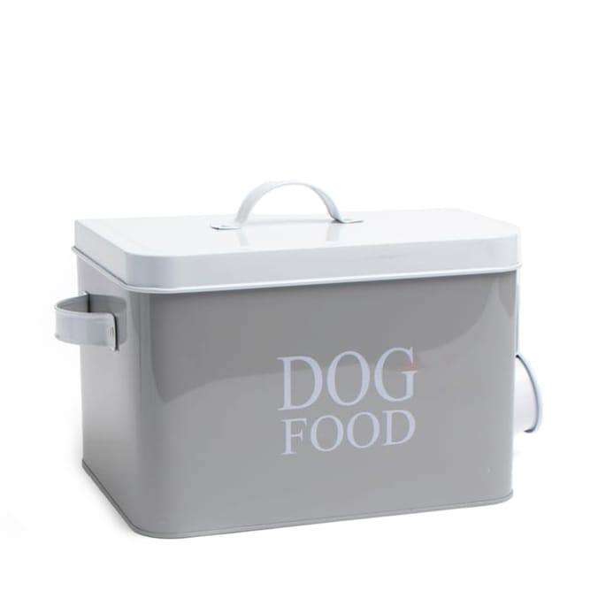 My Pets Dog Food Storage Tin With Scoop