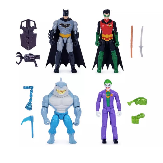 DC Comics Batman 4-inch Figure Pack of 4