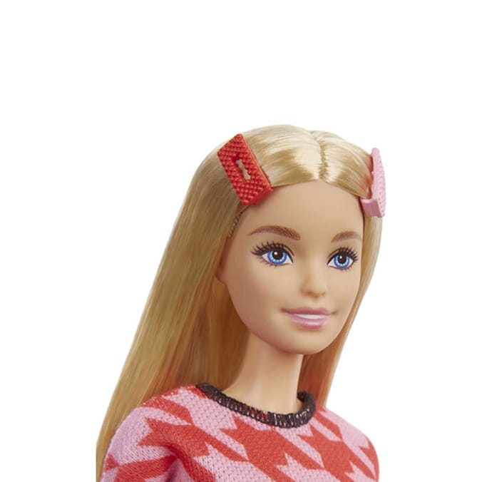 Barbie Fashionista Doll- Top/Skirt Dogtooth Pattern