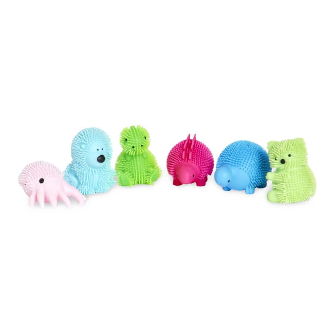 Toy Mania Animal Jigglies in Tub 6 Pack
