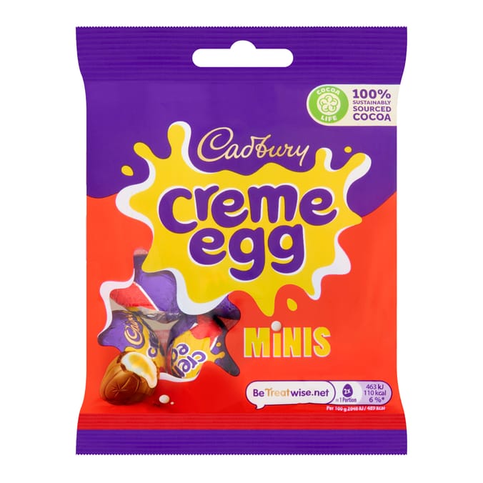 Cadbury Creme Egg Minis Chocolate Bag 78g