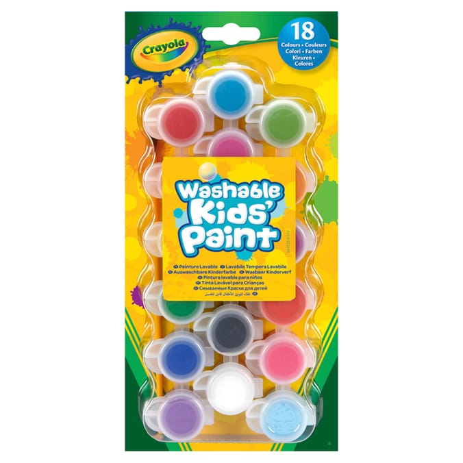 Crayola Washable Kids' Paint 18 Colours
