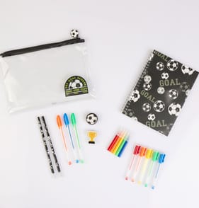 Scribble Pop Shop Stationery Wallet - Black
