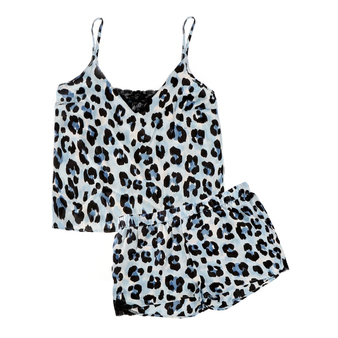 Jeff & Co Ladies Printed Cami Shorts Pyjama Set