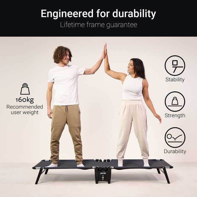 Jay-Be HE70 Hideaway Folding Bed with e-Fibre Mattress - Single