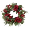 Festive Feeling 60cm Hydrangea Christmas Wreath