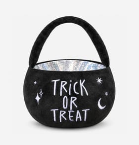  Hallow Scream Halloween Plush Bucket - Trick or Treat White