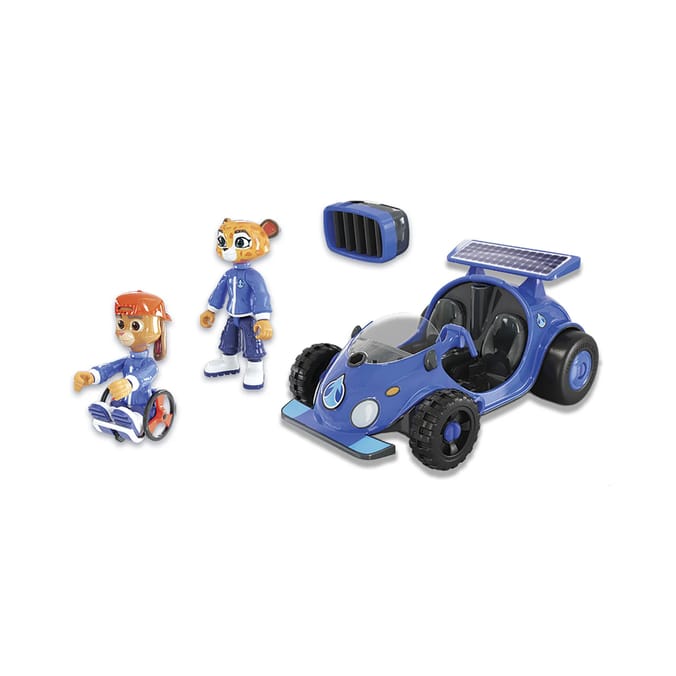 Mille Bornes Challenge Vehicle & Figure Playset - Luna & Loops