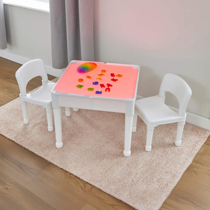Liberty House Toys Light Table and Two Chairs Set
