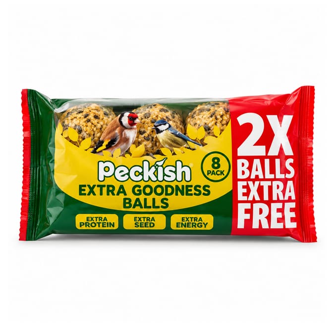 Peckish Extra Goodness Fat ball Energy Balls 8 Pack 