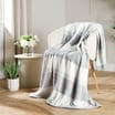 Home Collections Ultra Soft Throw - Grey/White Check