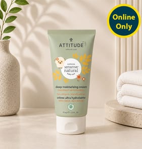Attitude Natural Care Unscented Oatmeal Baby Care Moisturising Cream 75ml