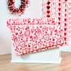 With Love Valentines Patterned Throw 