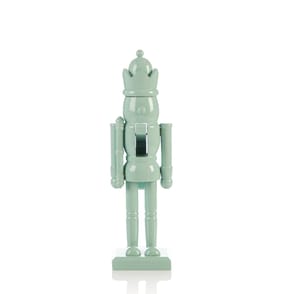  Joyful Wooden Painted Nutcracker 25cm - Green