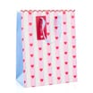 With Love Striped Valentines Day Gift Bag