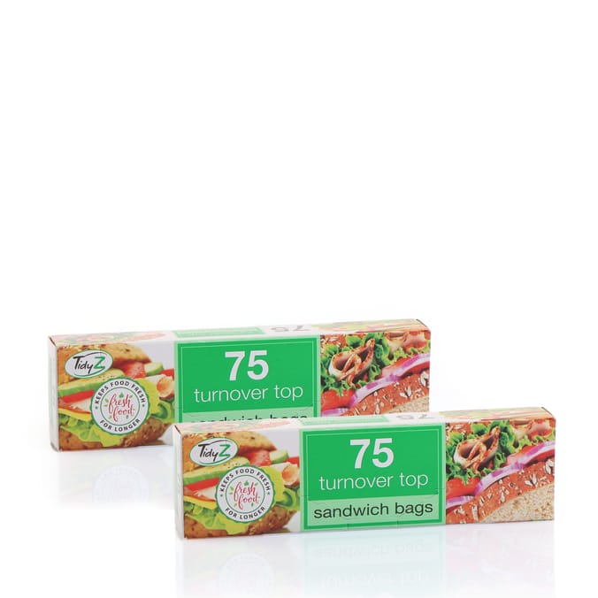 TidyZ Sandwich Bags Turnover Top