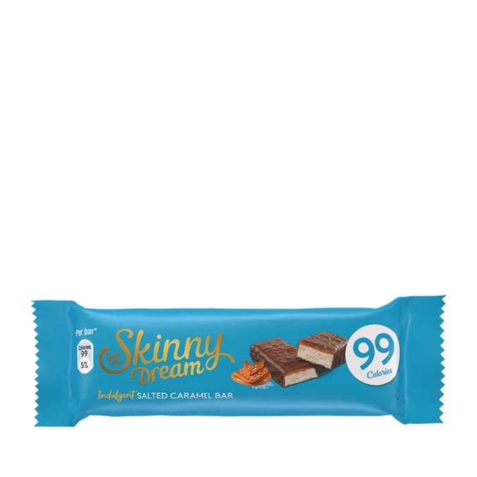 Skinny Dream Salted Caramel 5 Bars Snack x10