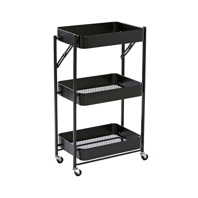 Home Collections 3 Tier Metal Foldaway Trolley
