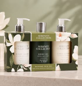 Serenity Collection Bath Trio Set