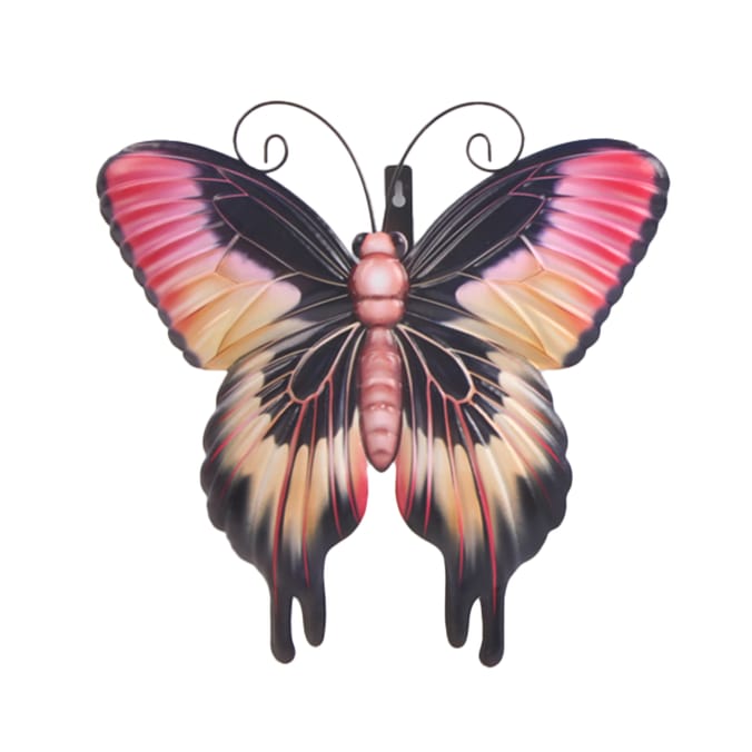 Jardin Metal Hanging Butterfly Home Bargains