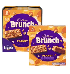 Cadbury Brunch Oats Bar 5 Pack Peanut 28g x8