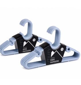 Utility Plastic Kids Hangers 10 Pack - Blue