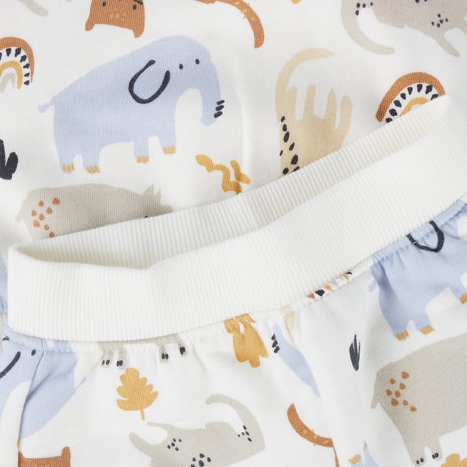 Pure Baby Animal Print Jumper & Jogger Set