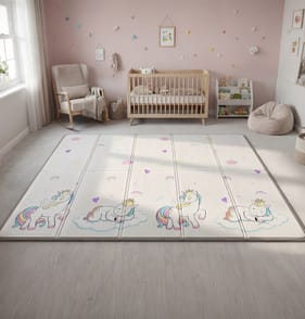 Liberty House Toys Toddler Play Mat – Unicorn & Moon and Stars