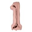 Lets Party Rose Gold Foil 1 Balloon